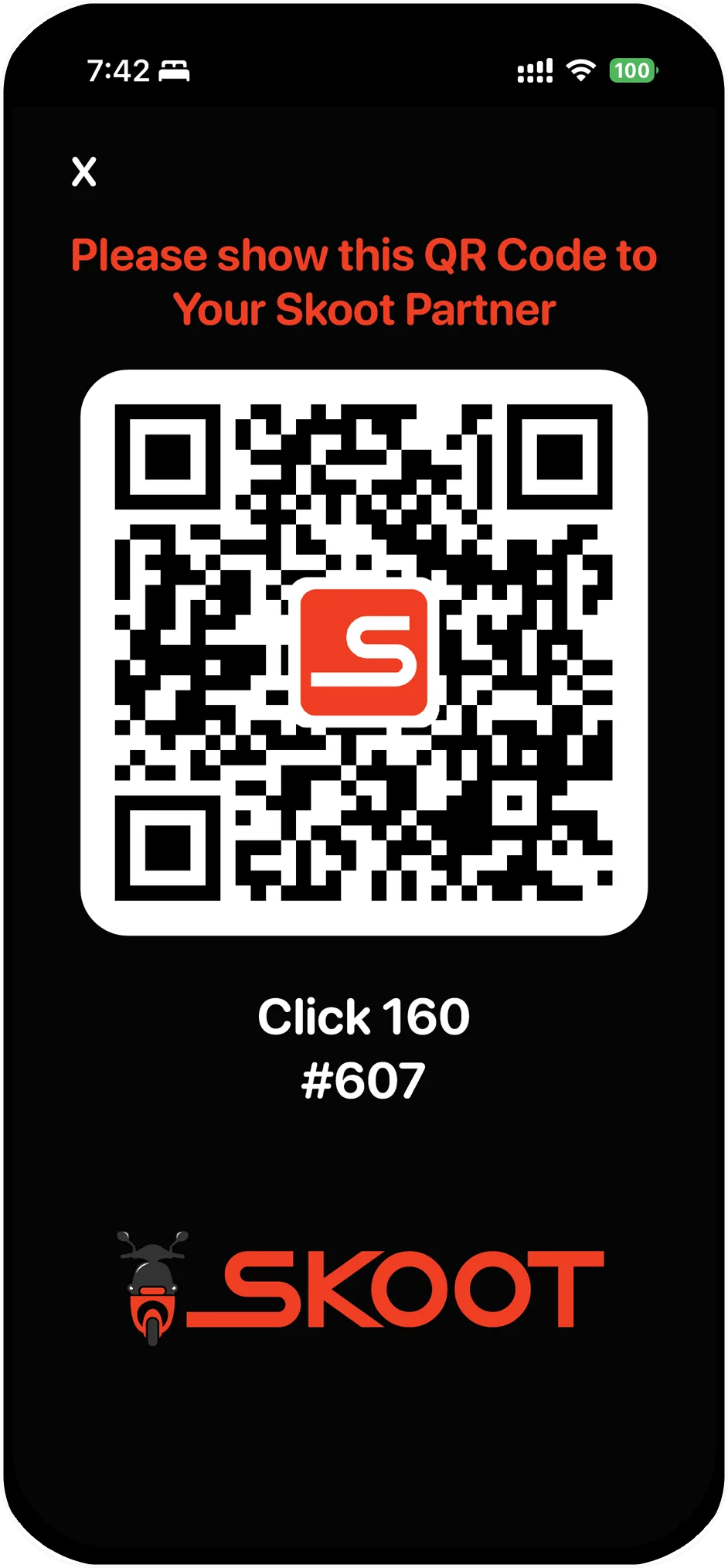 Get your QR code, walk in, ride away